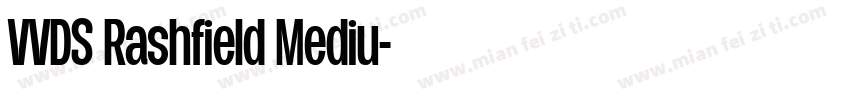 VVDS Rashfield Mediu字体转换